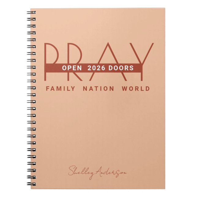 Pray Open Doors 2024 Notebook (Front)