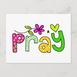 Pray Postcard