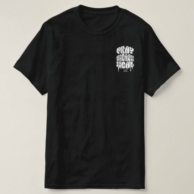 Pray, Preach, Heal Men's T-shirt (Design Front)
