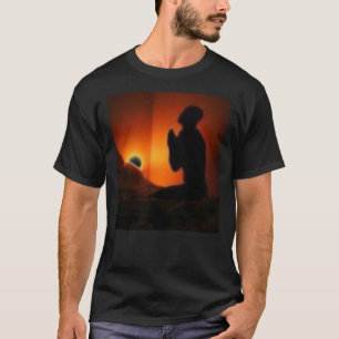 PRAY SILOHETTE BLACK TEE
