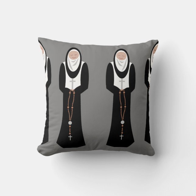 pray the rosary cushion (Front)