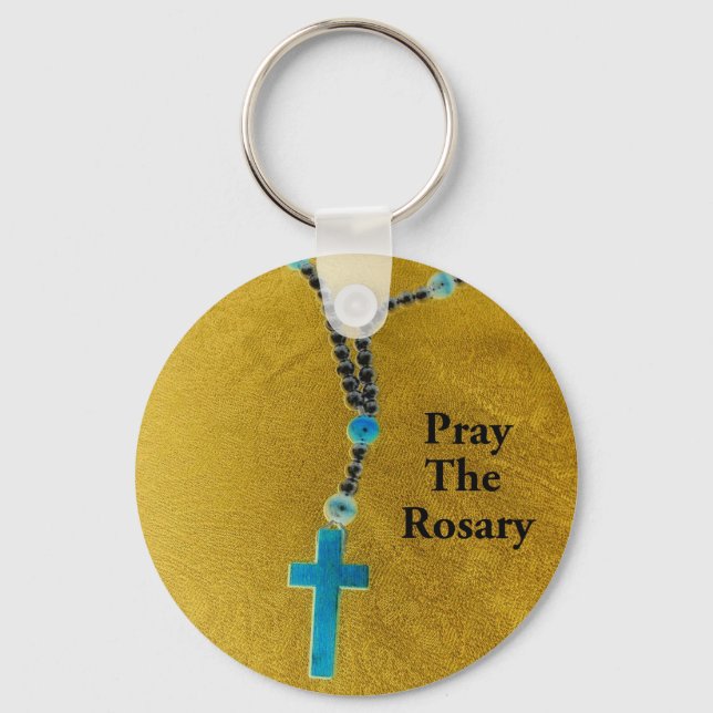 PRAY THE ROSARY KEY RING (Front)