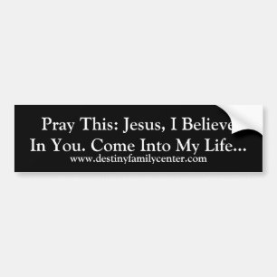 Pray This Bumper Sticker
