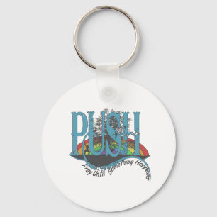 Pray Until Something Happens Key Ring