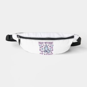 Pray Without Ceasing Floral Praying Hands Shirt_1 Bum Bags