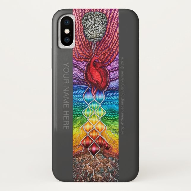 Pray without Ceasing iPhone / iPad case (Back)