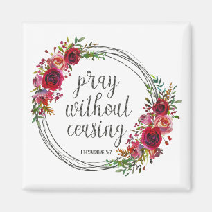 Pray Without Ceasing Magnet