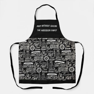 PRAY WITHOUT CEASING-MONOGRAM APRON