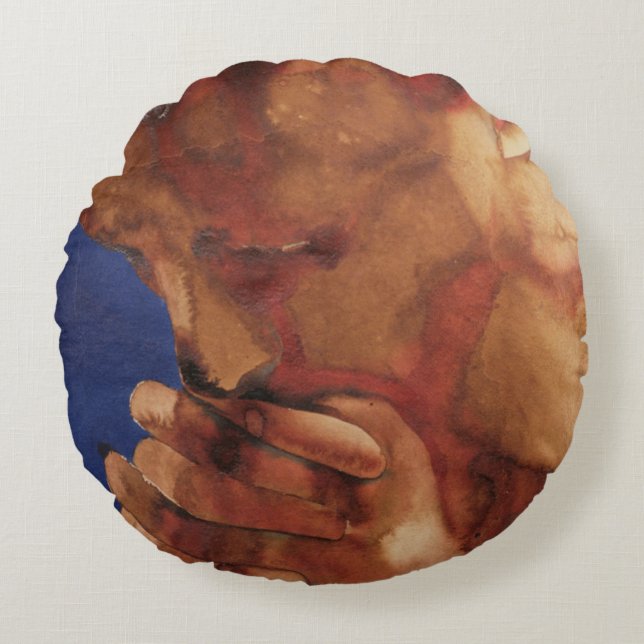 Prayer 1981 round cushion (Front)