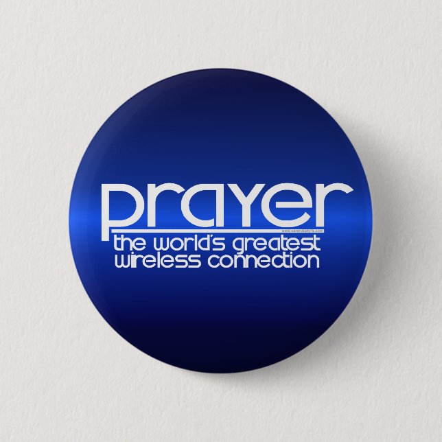 PRAYER 6 CM ROUND BADGE (Front)