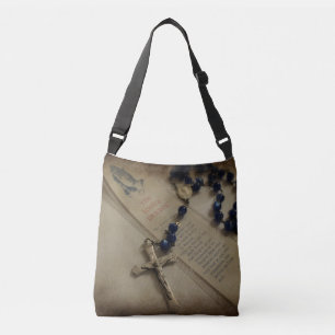 Prayer and Rosary Crossbody Bag