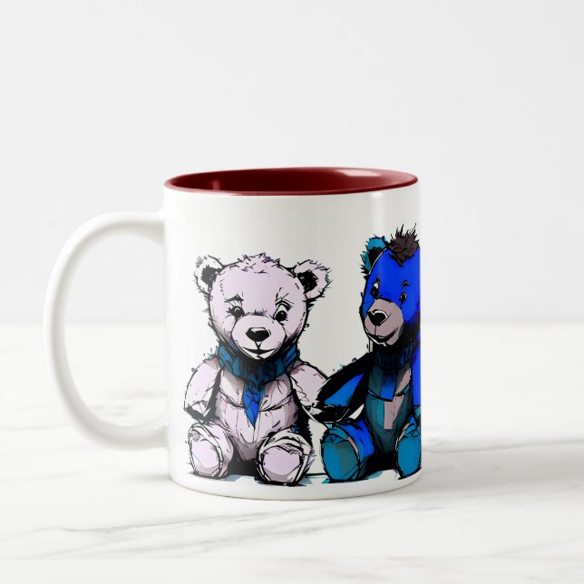 Prayer Bear Hot Beverage Mug (Left)