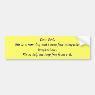 Prayer Bumper Sticker