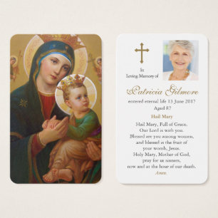 Prayer Card Funeral   Our Lady Perpetual Help 1