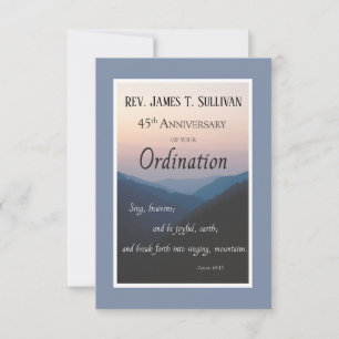 Prayer Card Name 45th Ordination Anniversary