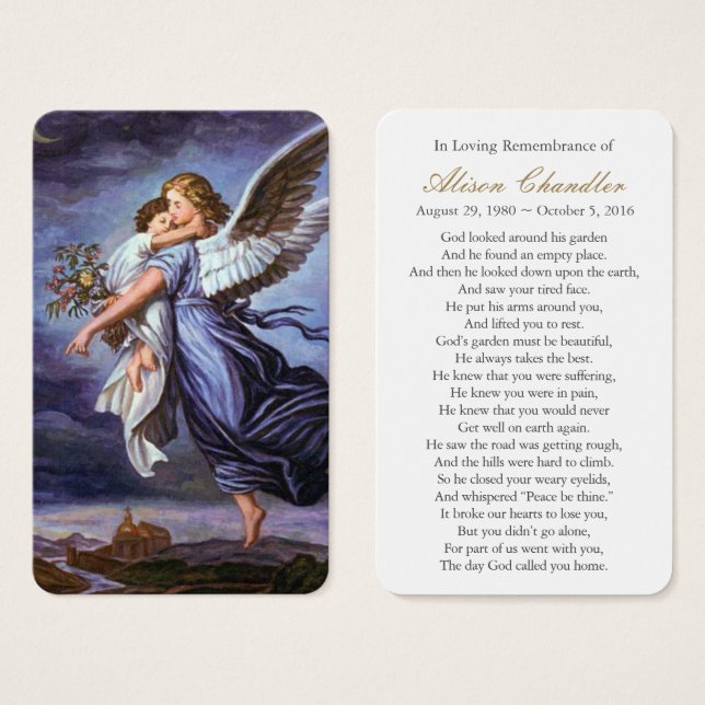 Prayer Cards | Angel of the Lord (Front & Back)
