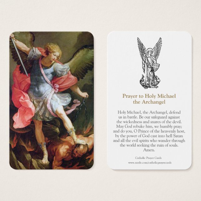 Prayer Cards | Archangel Michael (Front & Back)