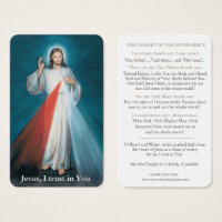 Prayer Cards | Chaplet of Divine Mercy