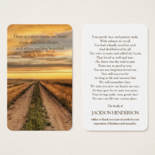 Prayer Cards   Country Sunset