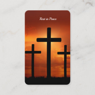 Prayer Cards   Crosses Deluxe