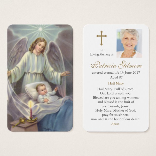 Prayer Cards | Guardian Angel 2 (Front & Back)