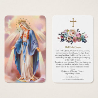 Prayer Cards | Hail Holy Queen