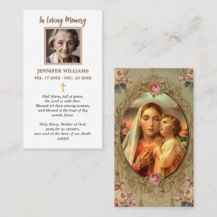Prayer Cards I Our Lady of the Rosary and Child