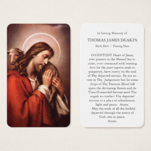 Prayer Cards   Jesus Good Shepherd 4