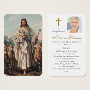 Prayer Cards   Jesus Good Shepherd 6
