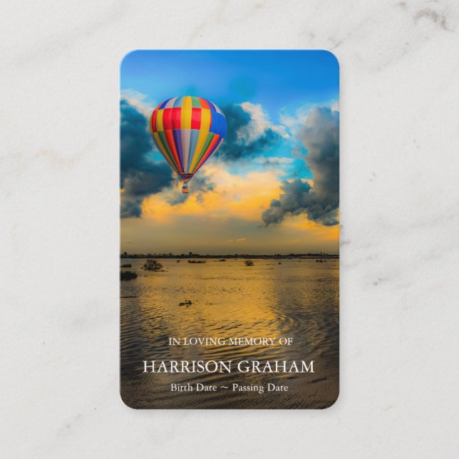 Prayer Cards | Lake Sunset Deluxe (Front)