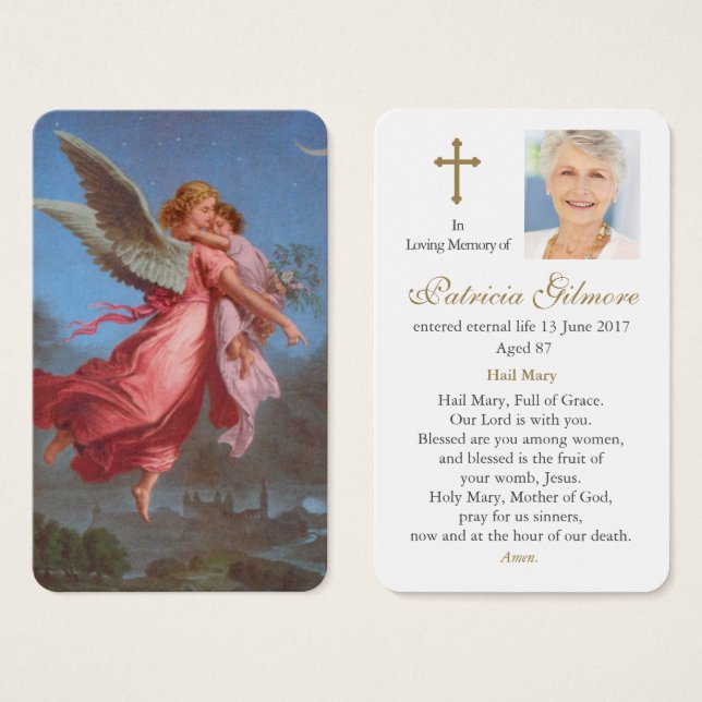 Prayer Cards | Lord Send Your Angels (Front & Back)