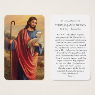 Prayer Cards   Lost Sheep