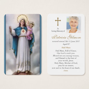 Prayer Cards   Mary 12 Stars