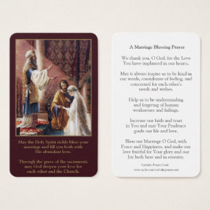 Prayer Cards   Mary & Joseph Wedding