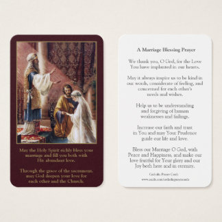 Prayer Cards | Mary & Joseph Wedding