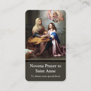 Prayer Cards   Novena Prayer St. Anne
