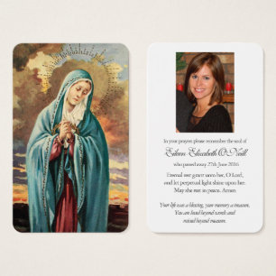 Prayer Cards   Our Lady Mother Mary