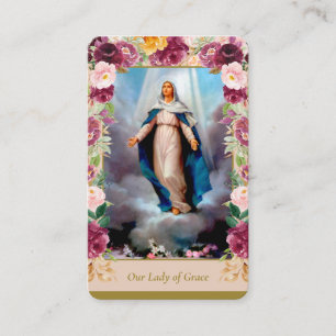 Prayer Cards   Our Lady of Grace Deluxe