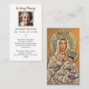 Prayer Cards Our Lady of the Morning Light