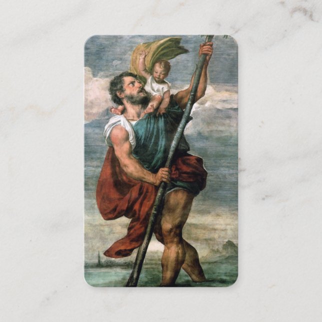 Prayer Cards | Prayer to St Christopher (Front)