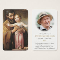 Prayer Cards | St Joseph & The Christ Child