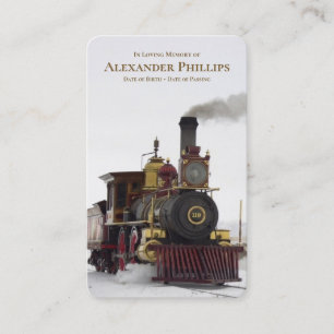 Prayer Cards   Steam Locomotive Deluxe