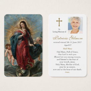 Prayer Cards   The Immaculate Conception