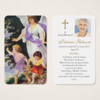 Prayer Cards | Vintage Guardian Angel 1