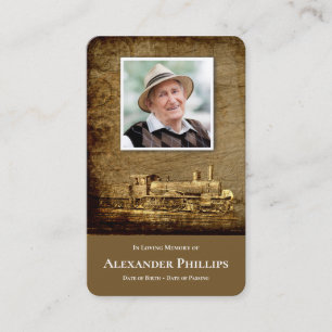 Prayer Cards   Vintage Locomotive Deluxe