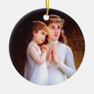 PRAYER CERAMIC TREE DECORATION