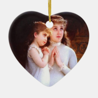 PRAYER CERAMIC TREE DECORATION