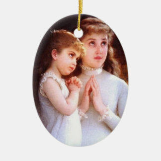 PRAYER CERAMIC TREE DECORATION