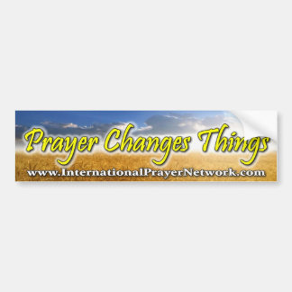 "Prayer Changes Things" Bumper Sticker