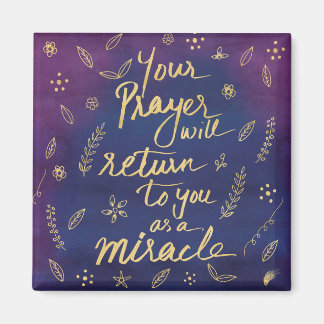 Prayer Faith Miracle Hope Affirmation Magnet